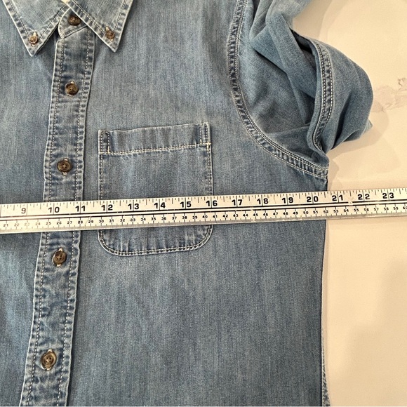 Vintage Abercrombie & Fitch “Muscle Fit” Jean Shirt - Picture 7 of 8